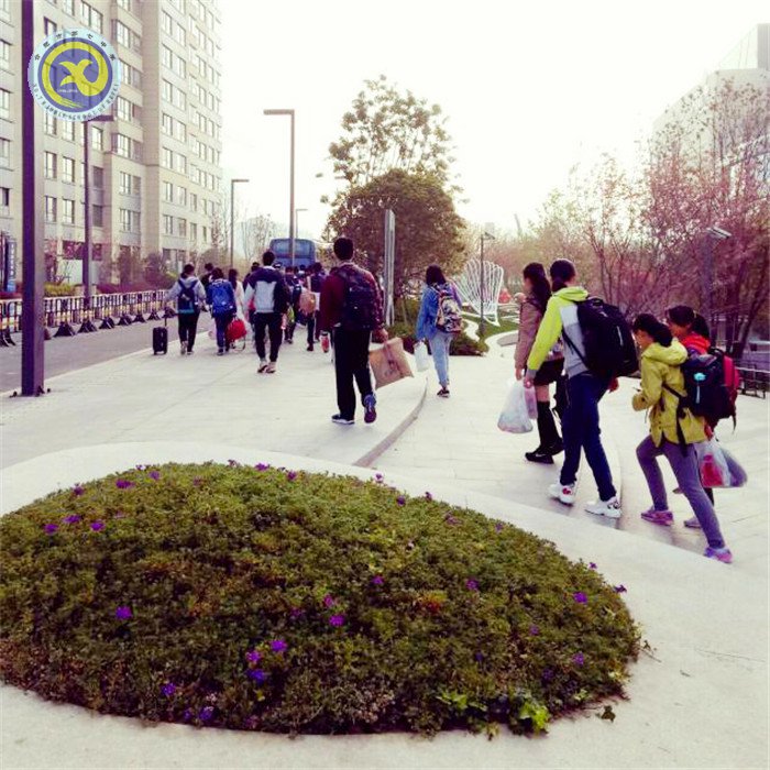 離時(shí)古寺西邊路，莘莘學(xué)子滿目中(圖1)