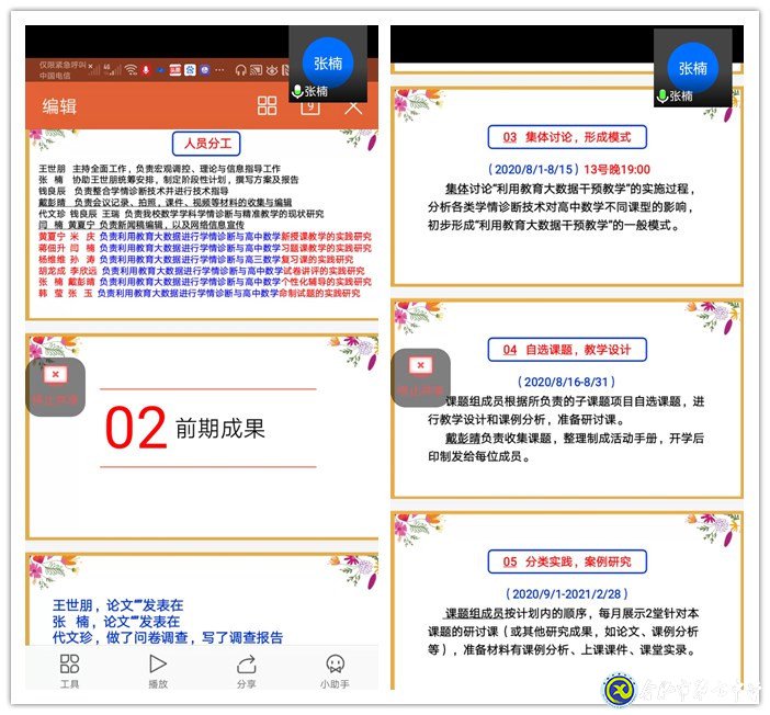 課題成果分享激活力  研究任務(wù)細(xì)化強動力(圖2)