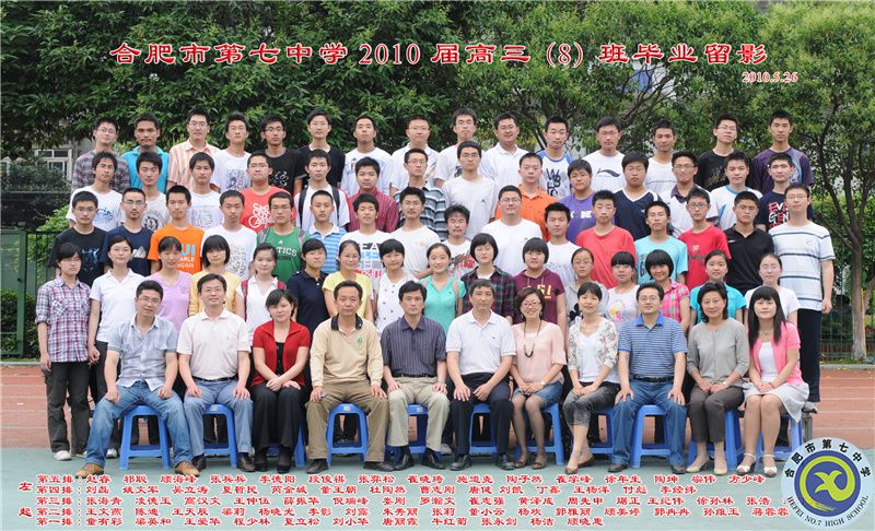合肥七中2010屆高三年級師生合影(圖9)
